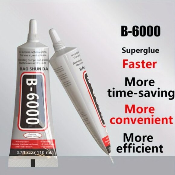 Multi-Purpose B-6000 Adhesive for DIY Jewelry, Watch Repair 1.68oz 50ml - Picture 4 of 5